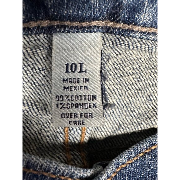 Abercrombie & Fitch Womens Erin Jeans 10 Long Straight Leg Low Rise Y2K Vintage - Picture 2 of 13